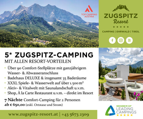 DAS ZUGSPITZ RESORT - FAMILIEN. ERLEBNIS. AKTIV. RESORT.