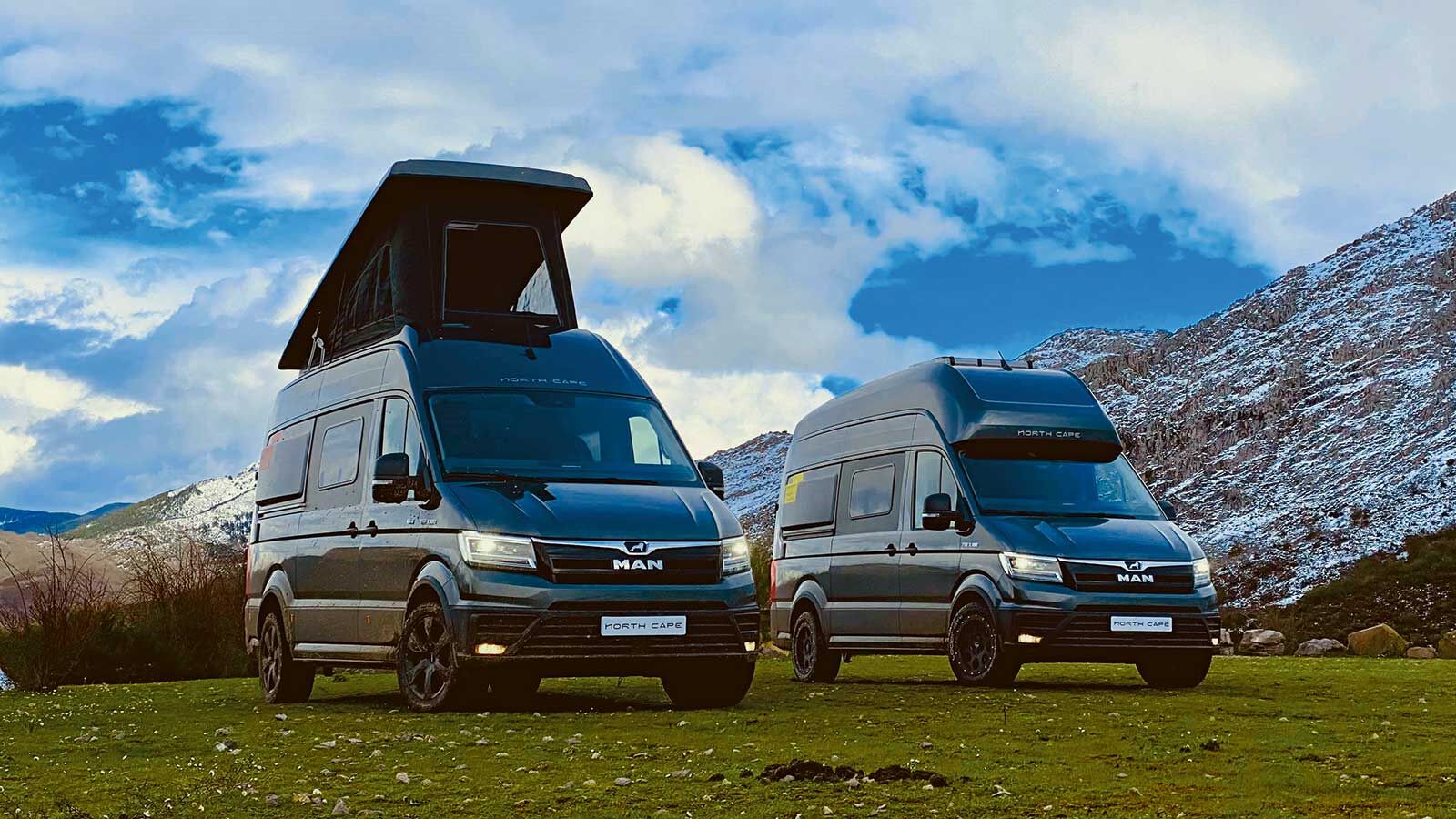 Ein North Cape 4x4-Wohnmobil ist für verschiedenste Gelände und Wetterbedingungen ausgelegt.
