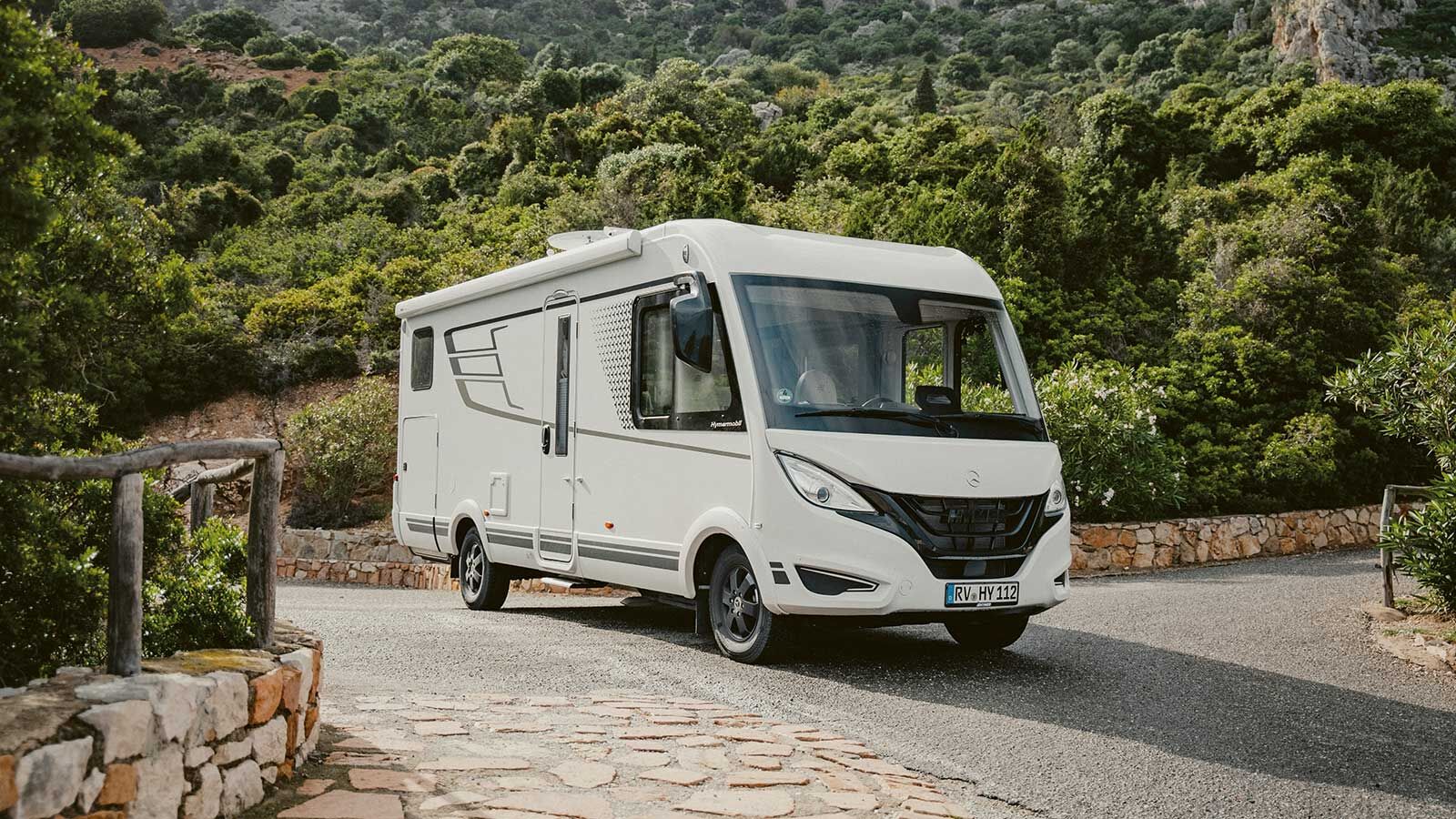 Le camping-car Hymer B-MC allie design, technologie et confort.