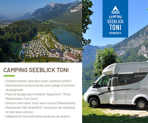 CAMPING SEEBLICK TONI - Directement au bord du lac de Reintaler