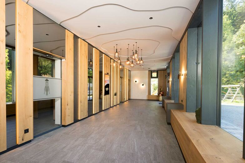 Bloc sanitaire du camping Seeblick Toni.