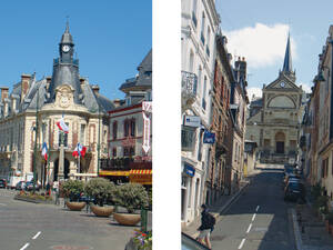 Die verträumte Stadt Trouville ist ein altes Seebad, das lange durch englische Touristen geprägt wurde.
