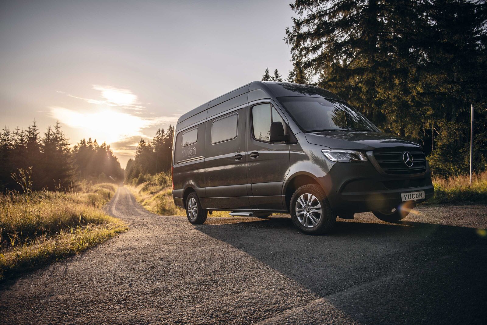 Le Yucon repose sur un Sprinter Mercedes avec entraînement arrière jusqu’à 190 chevaux, mais une version 4x4 est également disponible.