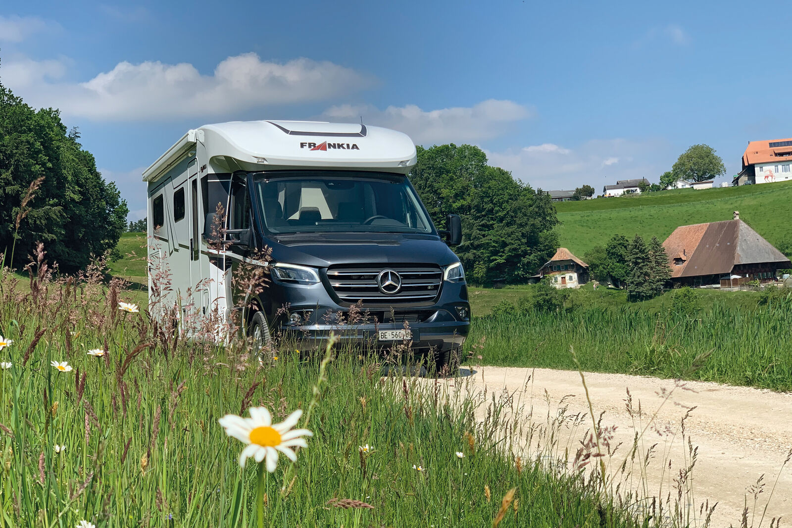 Das Fahrzeugkonzept des Frankia Neo verbindet Leichtigkeit mit Power und Design mit Wohnkomfort. Zu entdecken bei der Lorenz Nutzfahrzeuge AG.